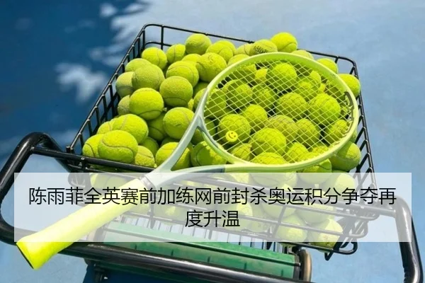 陈雨菲全英赛前加练网前封杀奥运积分争夺再度升温